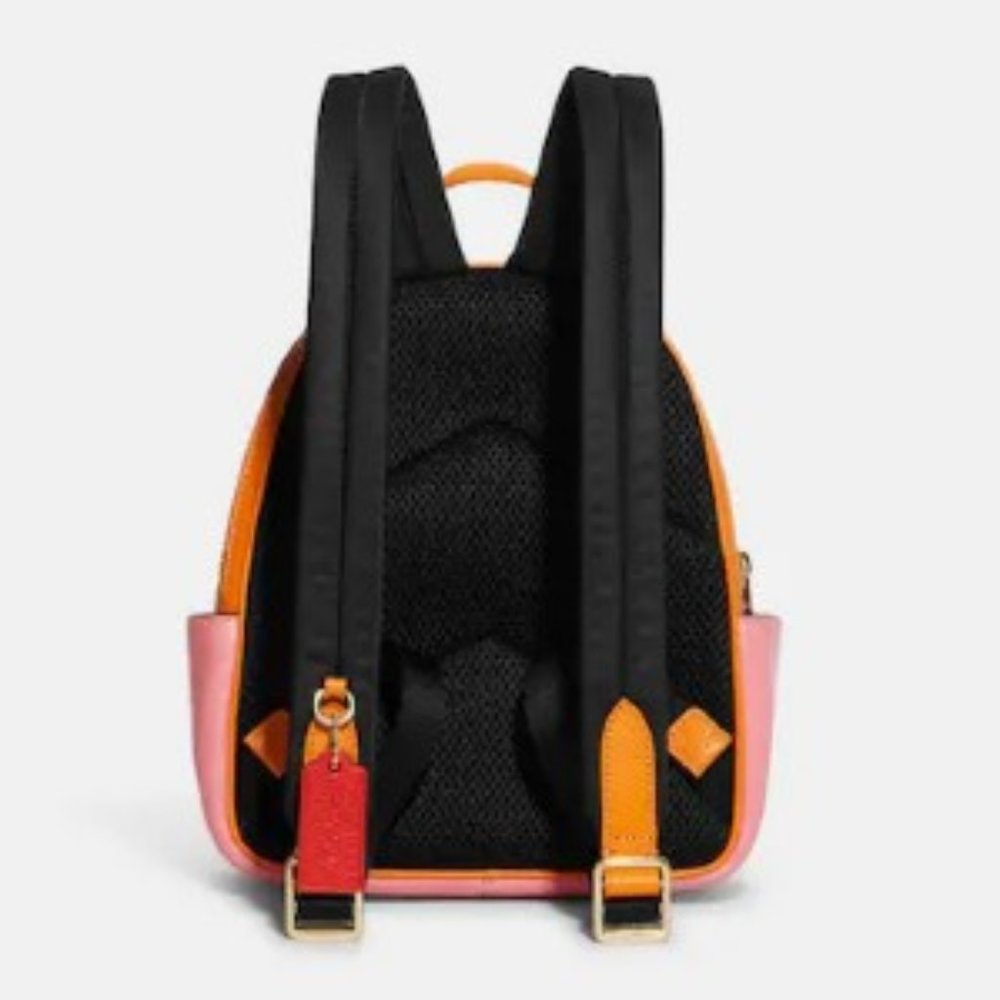Coach Mini Court Backpack In Colorblock - Picture 4 of 5